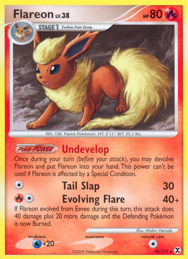 Flareon (19/111) [Platinum: Rising Rivals] | Good Games Adelaide SA