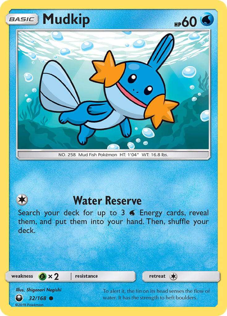 Mudkip (32/168) [Sun & Moon: Celestial Storm] | Good Games Adelaide SA