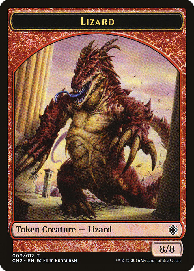Lizard Token [Conspiracy: Take the Crown Tokens] | Good Games Adelaide SA