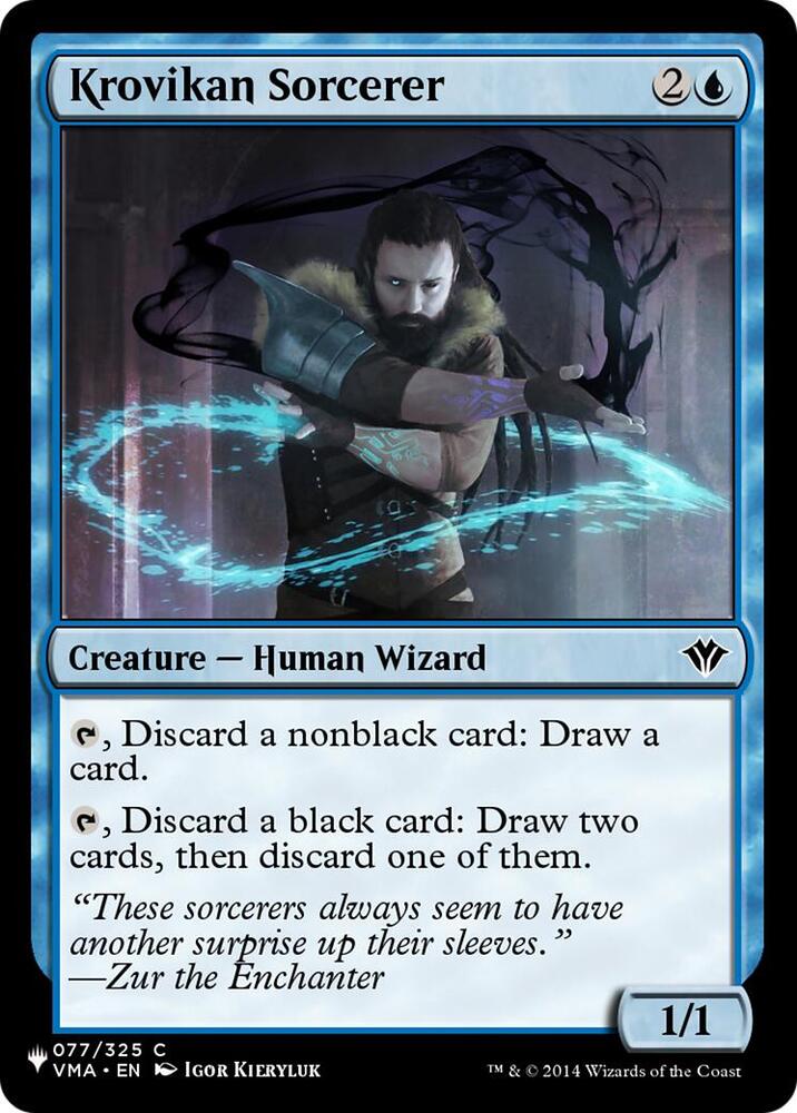 Krovikan Sorcerer 077/325 (The List Reprints)  | Good Games Adelaide SA