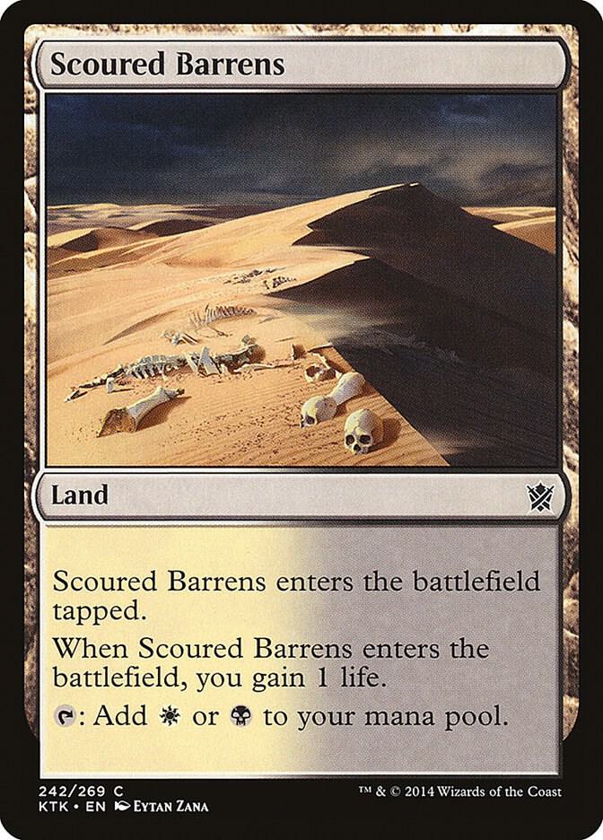Scoured Barrens 242 (Khans of Tarkir)  - Foil | Good Games Adelaide SA