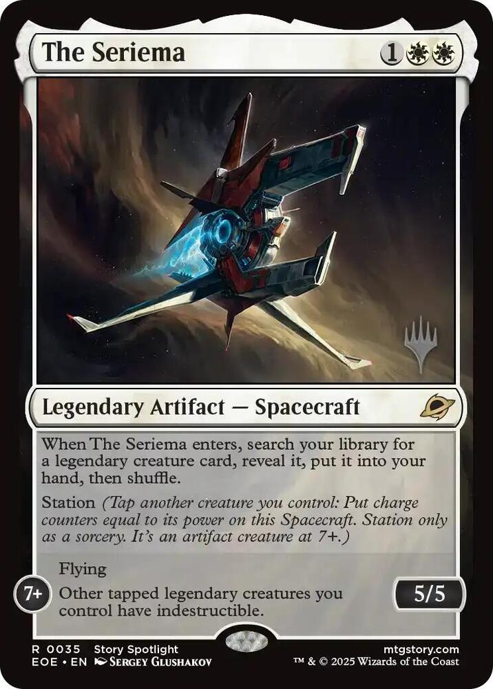 The Seriema 35 (Promo Pack: Edge of Eternities)  - Foil | Good Games Adelaide SA