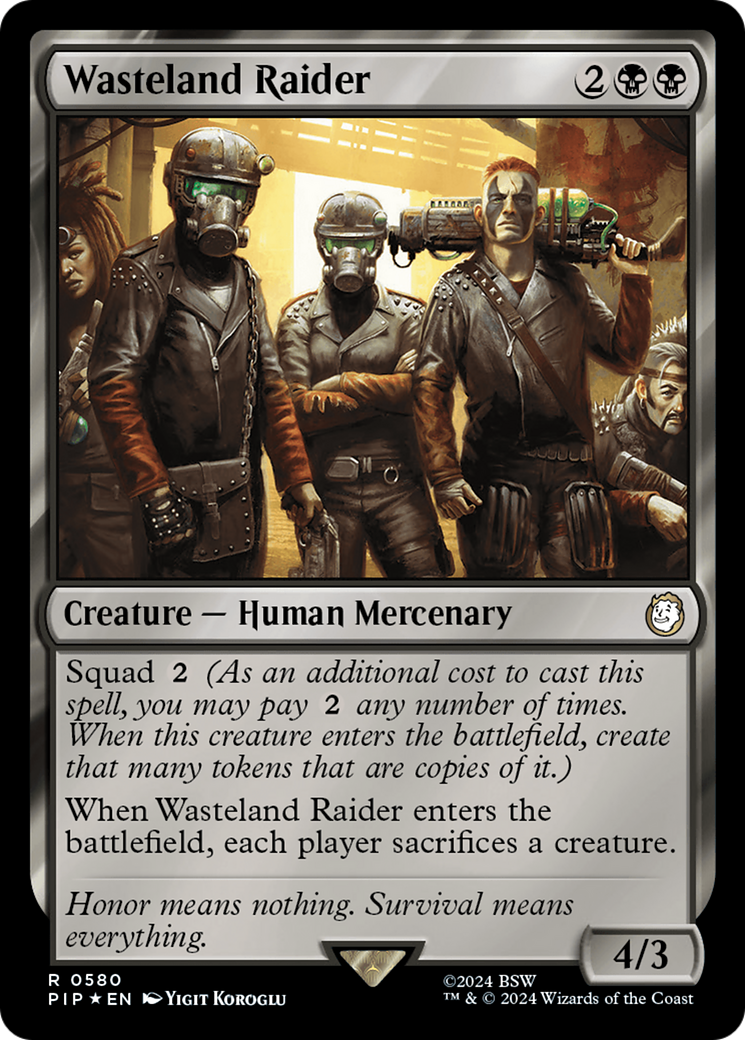 Wasteland Raider (Surge Foil) [Fallout] | Good Games Adelaide SA