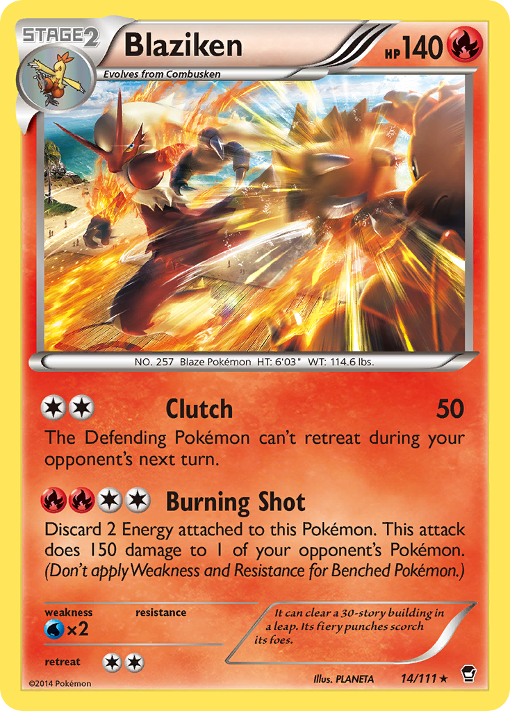 Blaziken (14/111) [XY: Furious Fists] | Good Games Adelaide SA