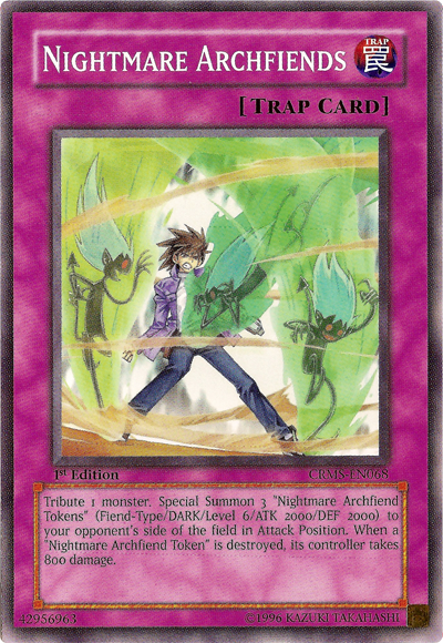 Nightmare Archfiends [CRMS-EN068] Common | Good Games Adelaide SA