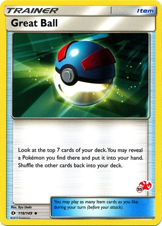 Great Ball (119/149) (Charizard Stamp #55) [Battle Academy 2020] | Good Games Adelaide SA