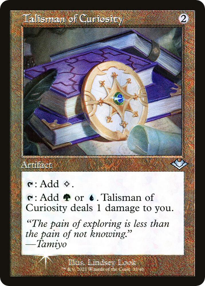 Talisman of Curiosity 35/40 (Modern Horizons)  - Retro Foil | Good Games Adelaide SA