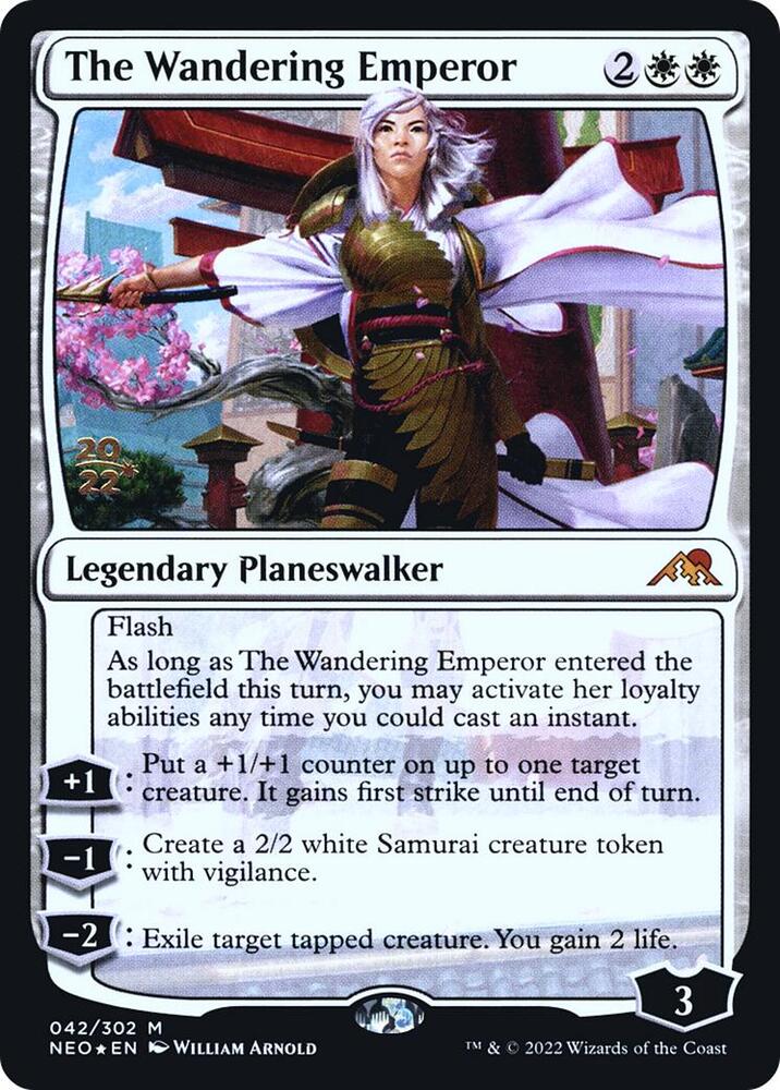 The Wandering Emperor 42 (Prerelease Cards)  - Foil | Good Games Adelaide SA