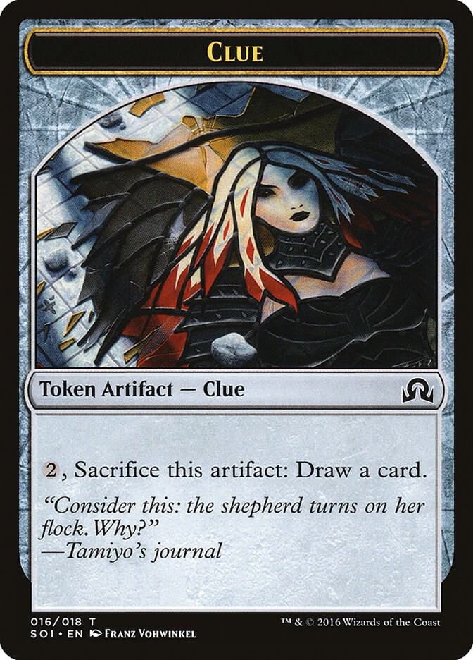 Clue Token 16 (Shadows over Innistrad)  | Good Games Adelaide SA