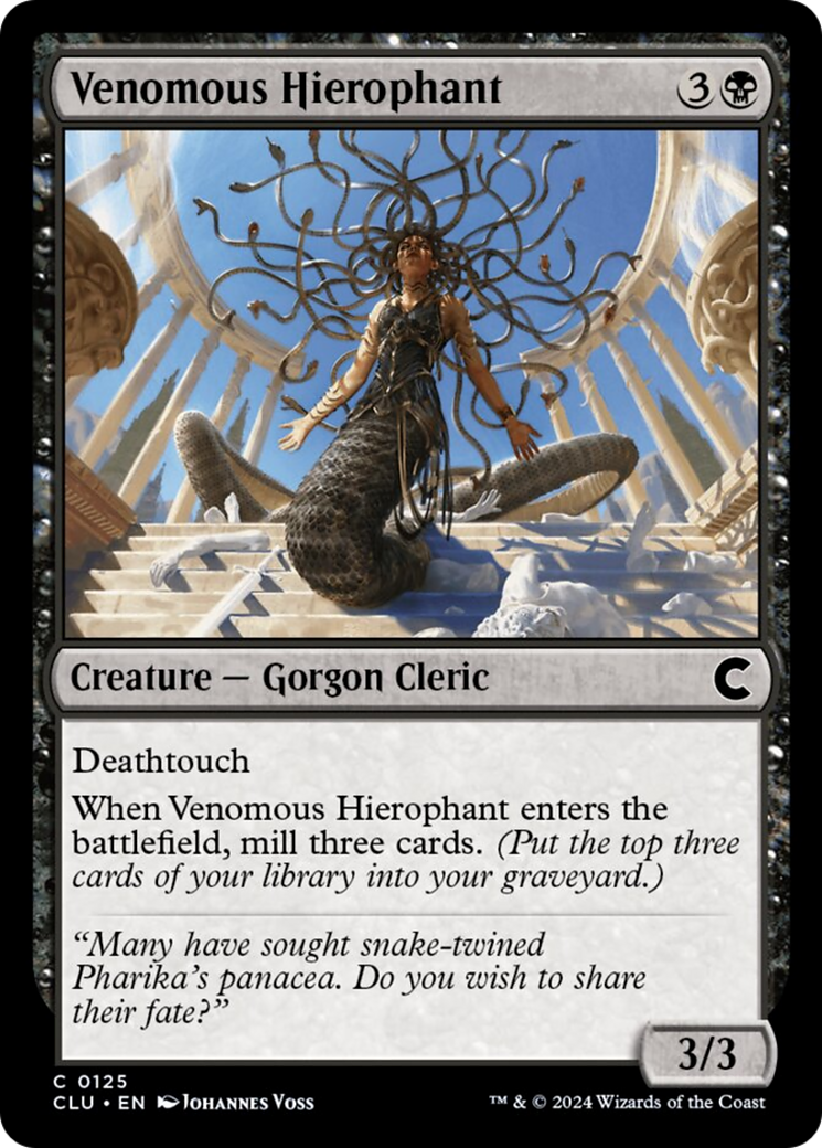 Venomous Hierophant [Ravnica: Clue Edition] | Good Games Adelaide SA
