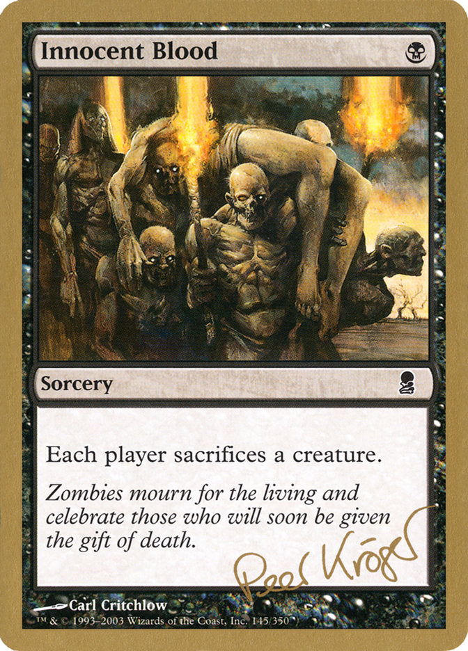 Innocent Blood (Peer Kroger) [World Championship Decks 2003] | Good Games Adelaide SA