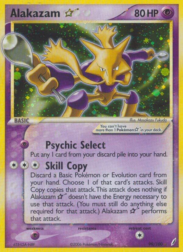 Alakazam Star 99/100 (Crystal Guardians)  - Holofoil | Good Games Adelaide SA