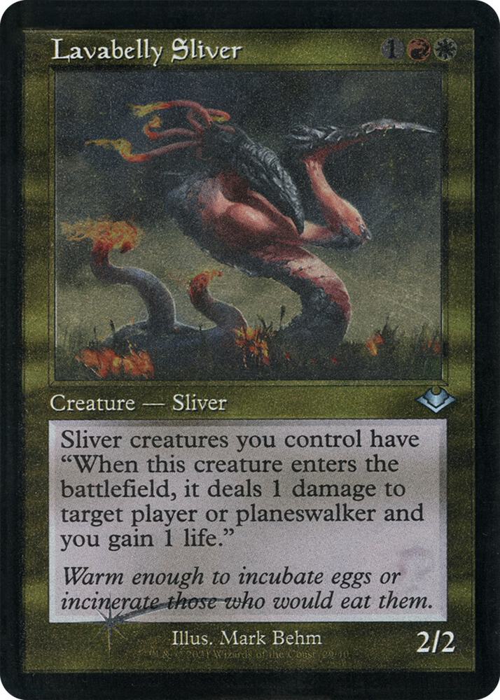 Lavabelly Sliver 29 (Modern Horizons)  - Retro Etched Foil | Good Games Adelaide SA