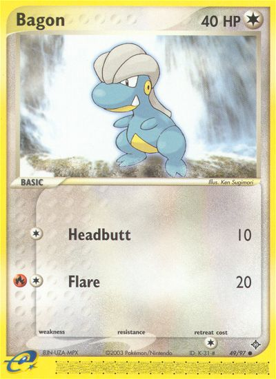 Bagon (49/97) [EX: Dragon] | Good Games Adelaide SA