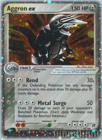 Aggron ex 95/100 (Sandstorm)  - Holofoil | Good Games Adelaide SA