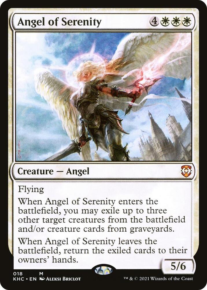 Angel of Serenity 18 (Commander: Kaldheim)  | Good Games Adelaide SA