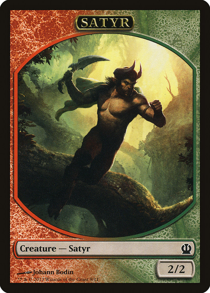 Satyr Token [Theros Tokens] | Good Games Adelaide SA