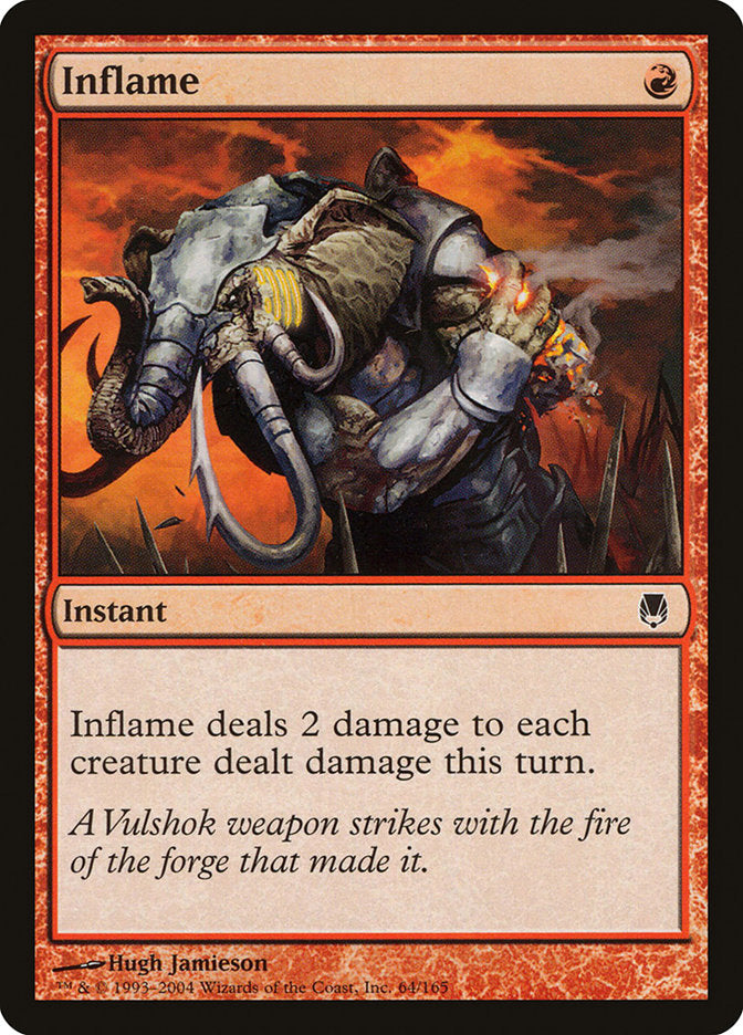 Inflame 64 (Darksteel)  - Foil | Good Games Adelaide SA