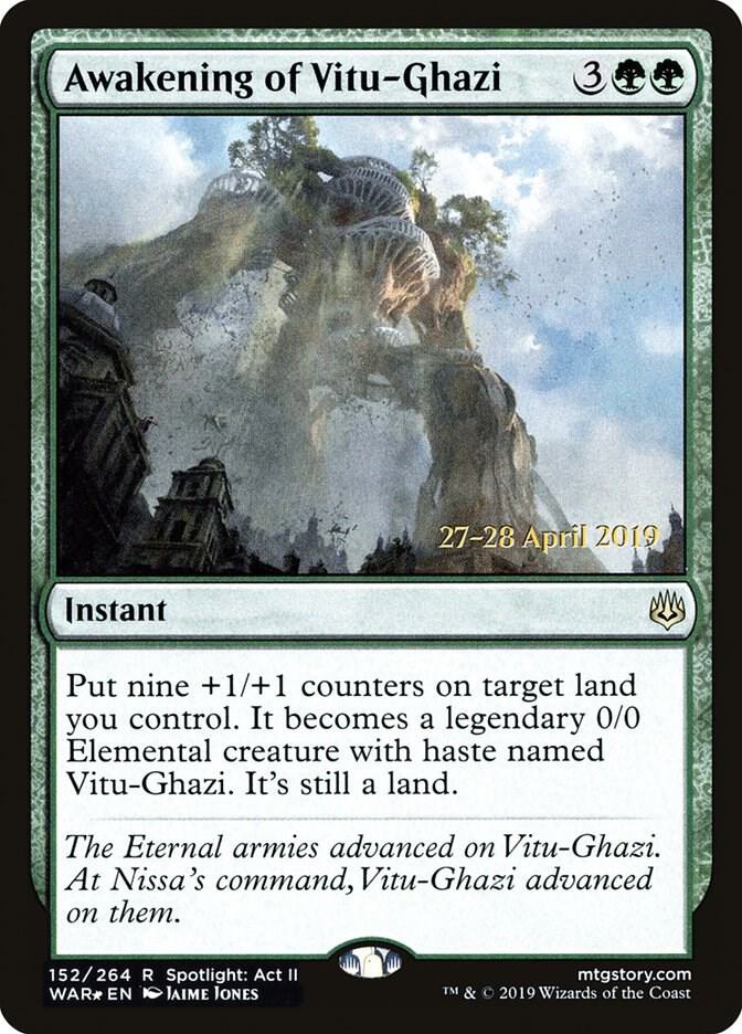 Awakening of Vitu Ghazi 152 (Prerelease Cards)  - Foil | Good Games Adelaide SA