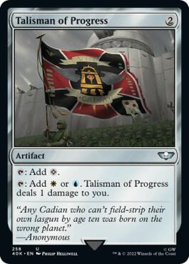 Talisman of Progress 258 (Universes Beyond: Warhammer 40,000)  | Good Games Adelaide SA