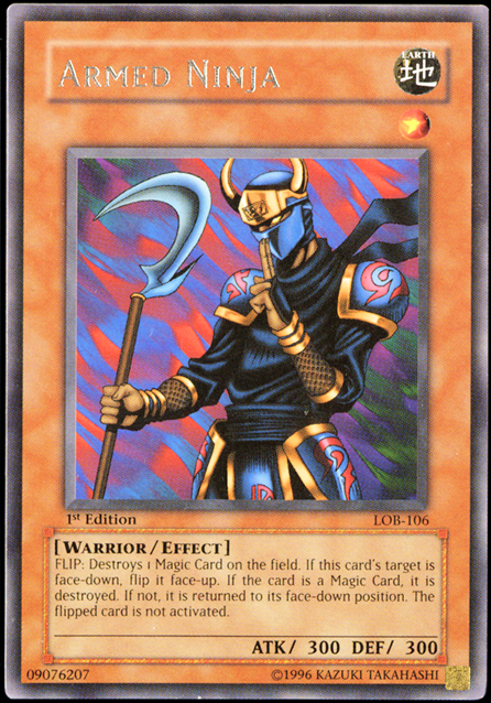 Armed Ninja [LOB-106] Rare | Good Games Adelaide SA