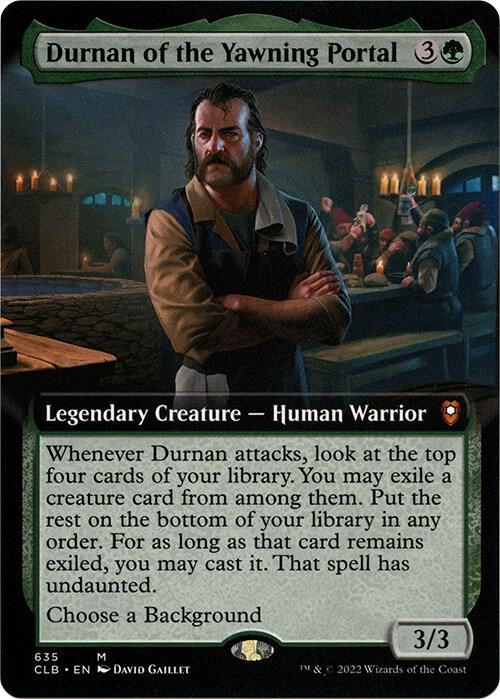 Durnan of the Yawning Portal Extended Art 635 (Commander Legends: Battle for Baldur's Gate)  | Good Games Adelaide SA