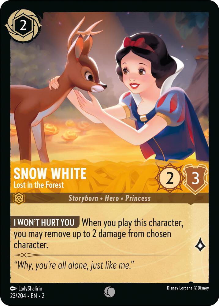 Snow White Lost in the Forest 23/204 (Rise of the Floodborn)  - Cold Foil | Good Games Adelaide SA