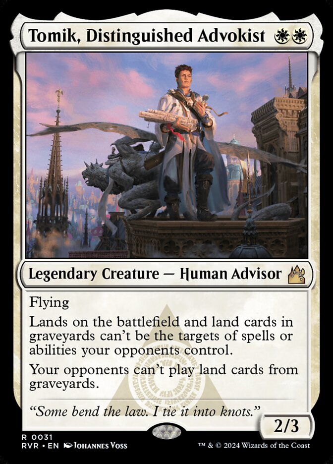 Tomik, Distinguished Advokist 31 (Ravnica Remastered)  - Foil | Good Games Adelaide SA