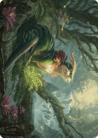 Elusive Otter Art Card 37 (Art Series: Wilds of Eldraine)  | Good Games Adelaide SA