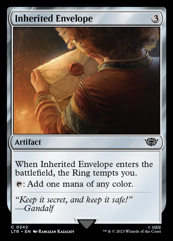 Inherited Envelope 242 (Universes Beyond: The Lord of the Rings: Tales of Middle-earth)  - Foil | Good Games Adelaide SA