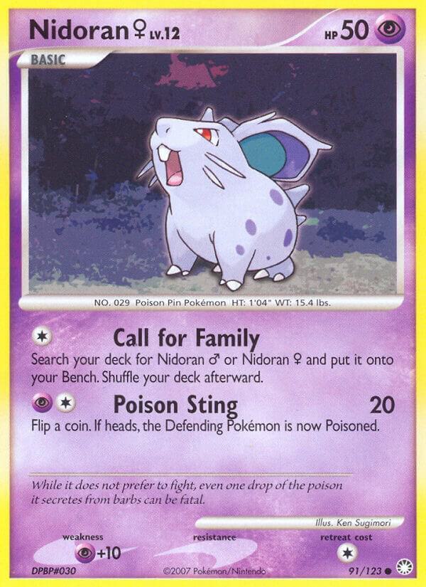 Nidoran F 91/123 (Mysterious Treasures)  | Good Games Adelaide SA