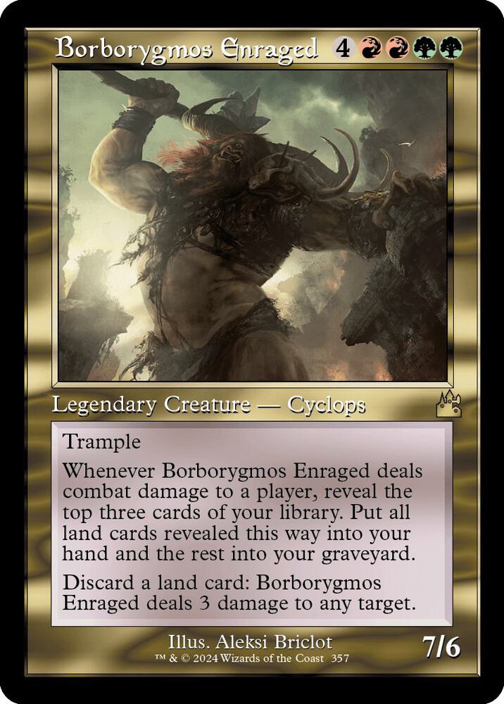 Borborygmos Enraged 357 (Ravnica Remastered)  | Good Games Adelaide SA