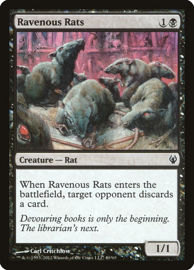 Ravenous Rats [Duel Decks: Izzet vs. Golgari] | Good Games Adelaide SA
