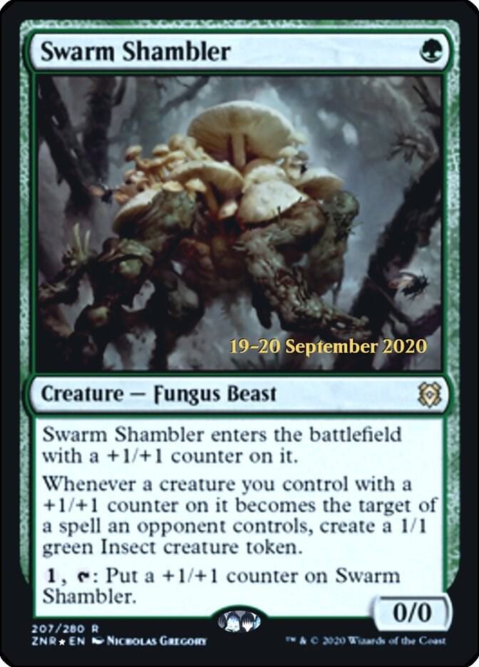 Swarm Shambler 207 (Prerelease Cards)  - Foil | Good Games Adelaide SA