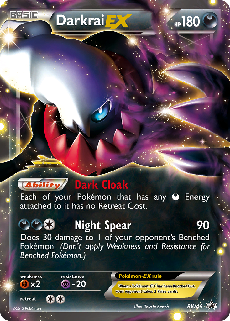 Darkrai EX (BW46) [Black & White: Black Star Promos] | Good Games Adelaide SA
