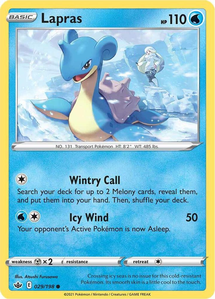 Lapras 029/198 (SWSH06: Chilling Reign)  | Good Games Adelaide SA