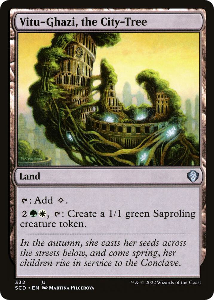 Vitu-Ghazi, the City-Tree 332 (Starter Commander Decks)  | Good Games Adelaide SA