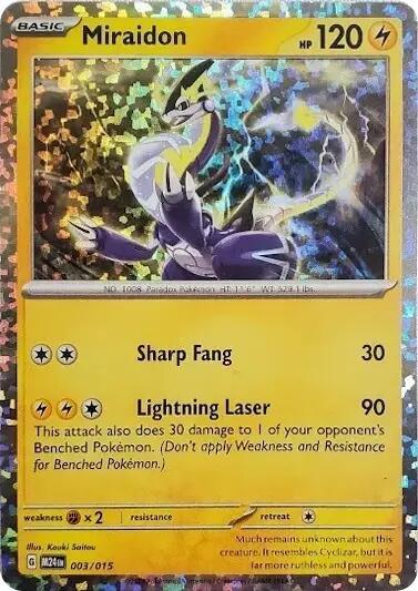 Miraidon 003/015 (McDonald's Promos 2024)  - Holofoil | Good Games Adelaide SA