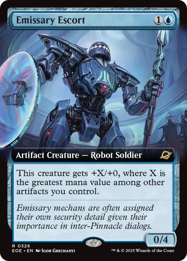 Emissary Escort Extended Art 326 (Edge of Eternities)  | Good Games Adelaide SA