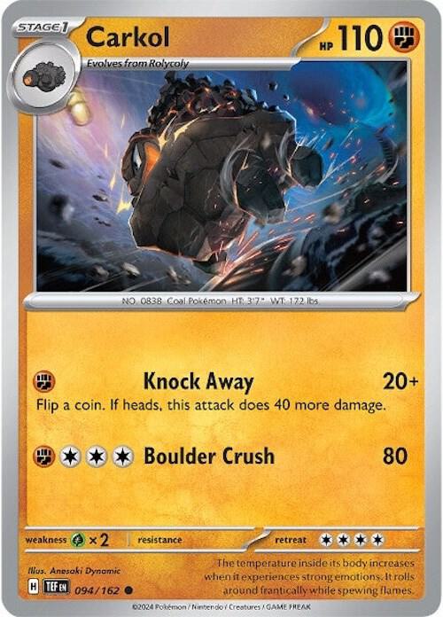 Carkol 094/162 (SV05: Temporal Forces)  - Reverse Holofoil | Good Games Adelaide SA