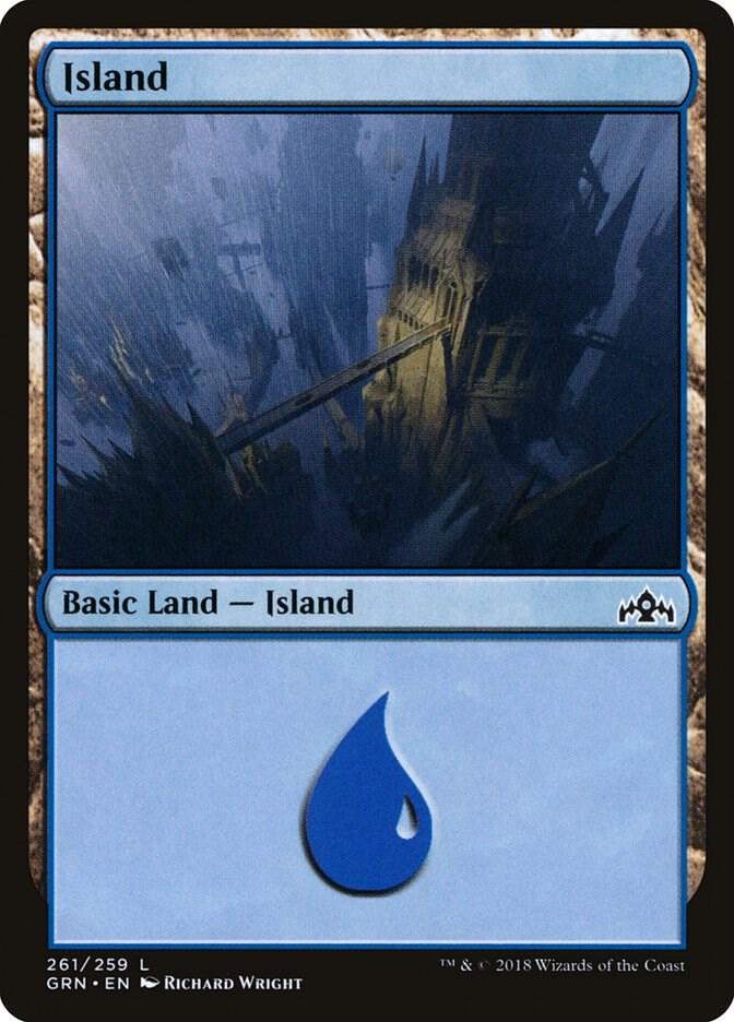 Island 261 (Guilds of Ravnica)  - Foil | Good Games Adelaide SA
