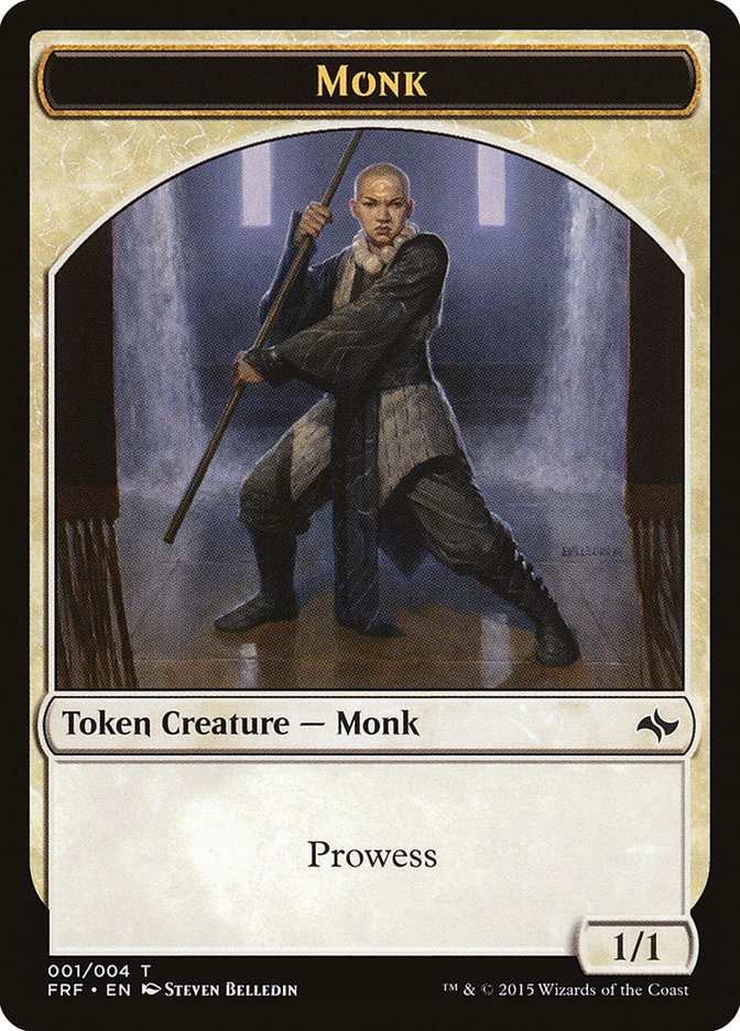 Monk Token [Fate Reforged Tokens] | Good Games Adelaide SA