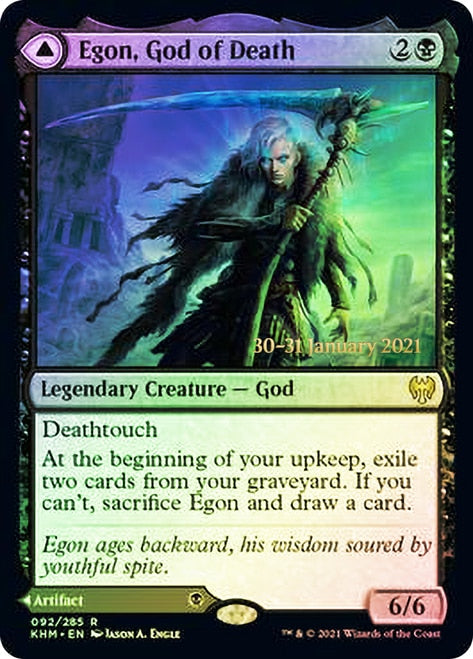 Egon, God of Death // Throne of Death  [Kaldheim Prerelease Promos] | Good Games Adelaide SA