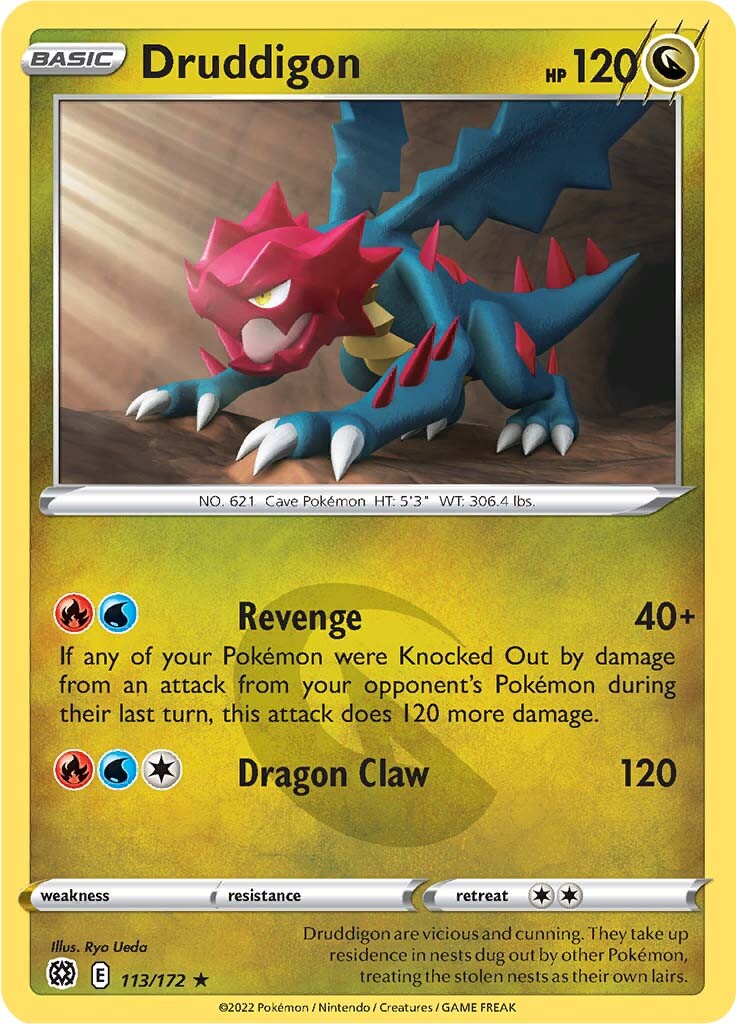 Druddigon (113/172) [Sword & Shield: Brilliant Stars] | Good Games Adelaide SA