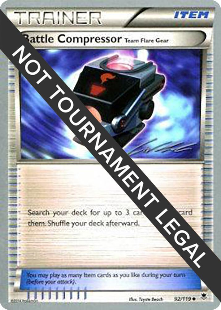 Battle Compressor Team Flare Gear 2016 Cody Walinski 92/119 (World Championship Decks)  | Good Games Adelaide SA