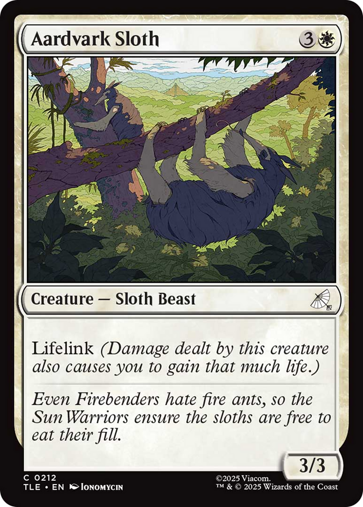 Aardvark Sloth [Avatar: The Last Airbender: Eternal-Legal] | Good Games Adelaide SA