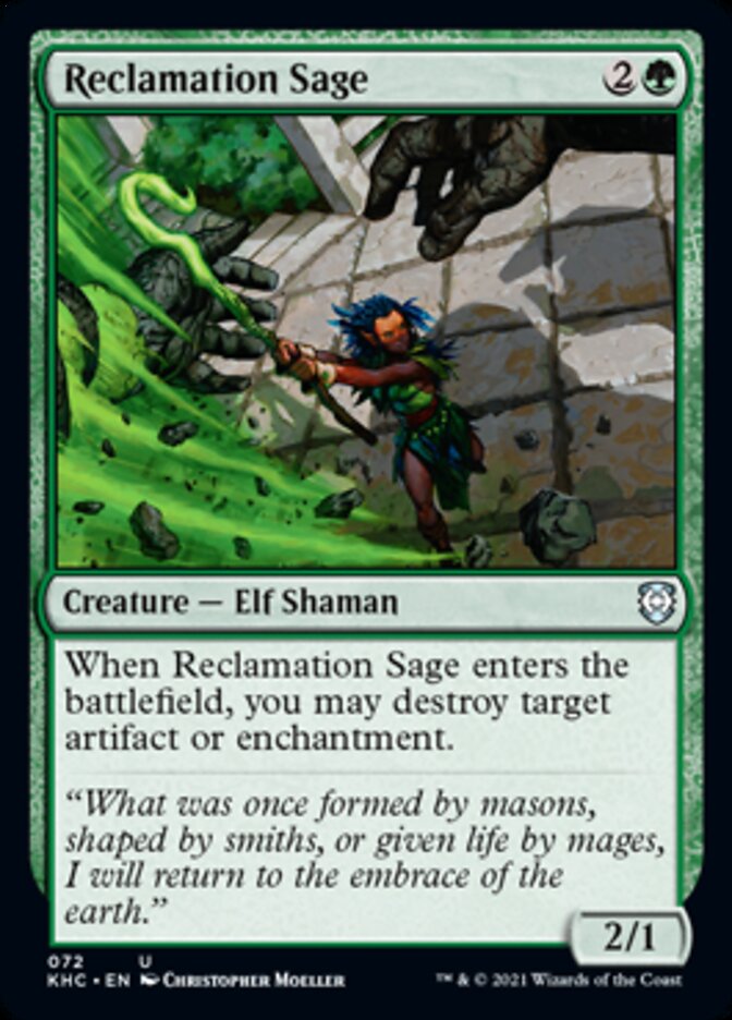 Reclamation Sage [Kaldheim Commander] | Good Games Adelaide SA