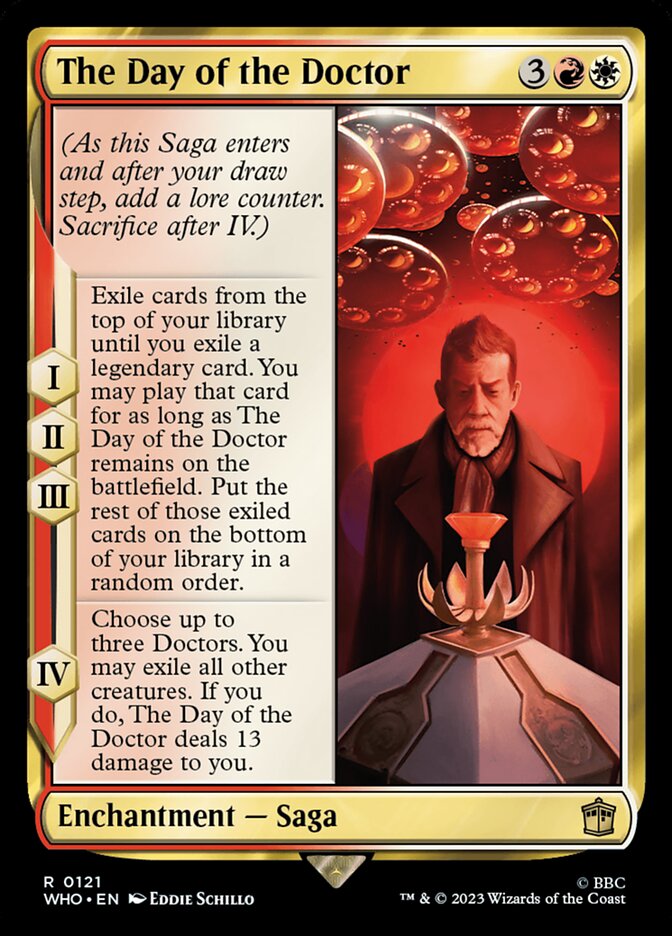 The Day of the Doctor 121 (Universes Beyond: Doctor Who)  - Foil | Good Games Adelaide SA