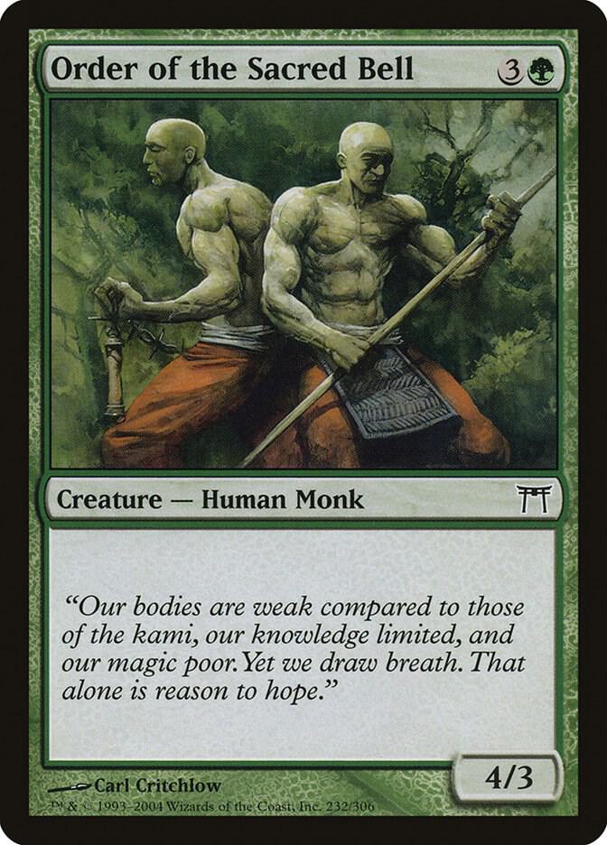 Order of the Sacred Bell 232 (Champions of Kamigawa)  - Foil | Good Games Adelaide SA