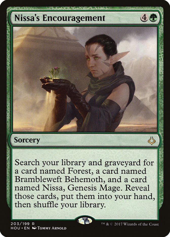 Nissa's Encouragement 203 (Hour of Devastation)  | Good Games Adelaide SA